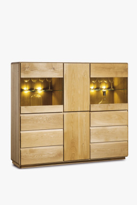 Sekretär aus Eiche Natur, Esszimmermöbel Helsinki 47